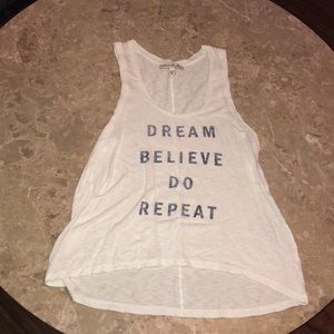 “Dream Believe Do Repeat” tank